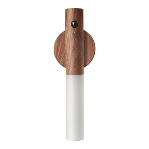LED Wood USB Night Light Magnetic Wall Lamp Kitchen Cabinet Closet light Home Staircase Bedroom Table Move Lamp Bedside Lighting